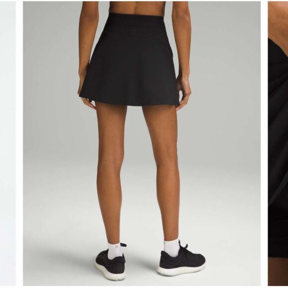 Lululemon Lightweight High-Rise Tennis Skirt Black - Picture 2 of 3
